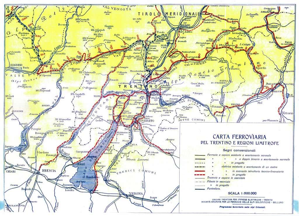 Una visione ferroviaria per il futuro del Trentino