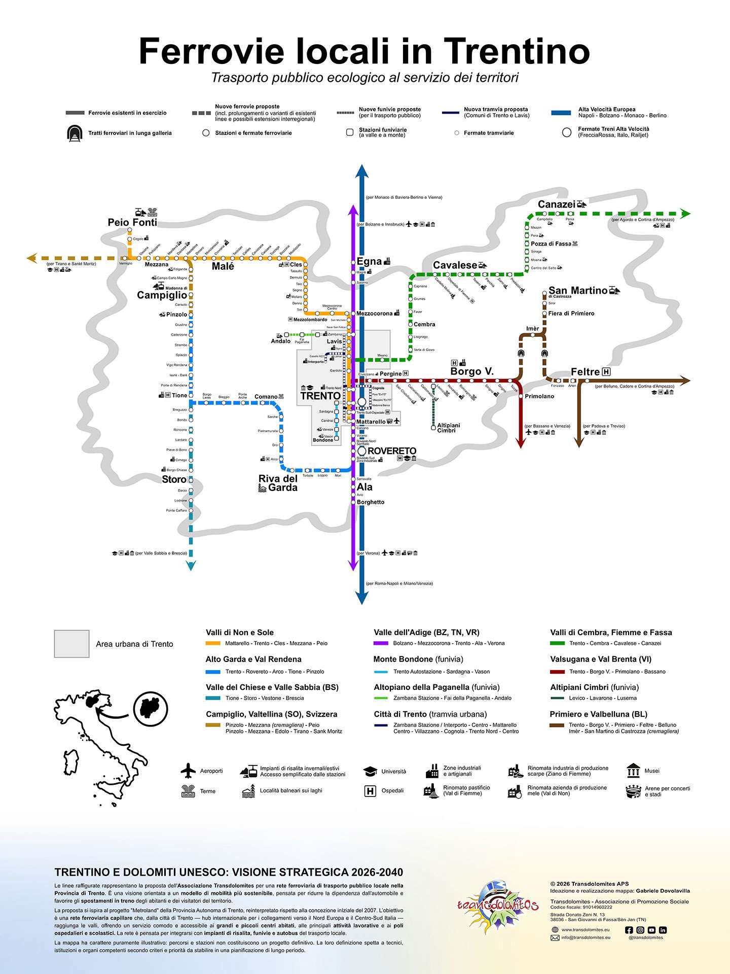 2009 ferrovie di valle trentino visione transdolomites