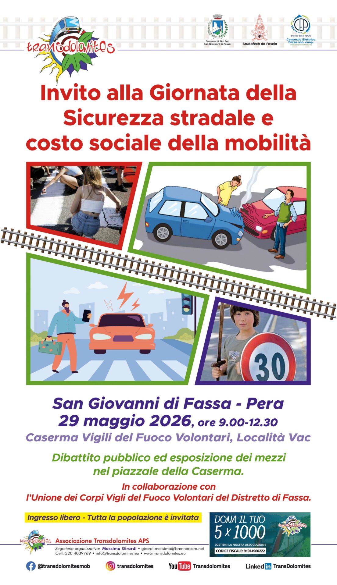 Invito alla Giornata della Sicurezza Stradale